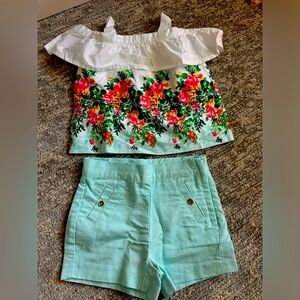 Janie and Jack toddler girl 18-24 two pieces o